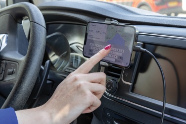 Logo trade liikelahja kuva: Acar 360 puhelinpidike autoon RCS kierrätysmuovista